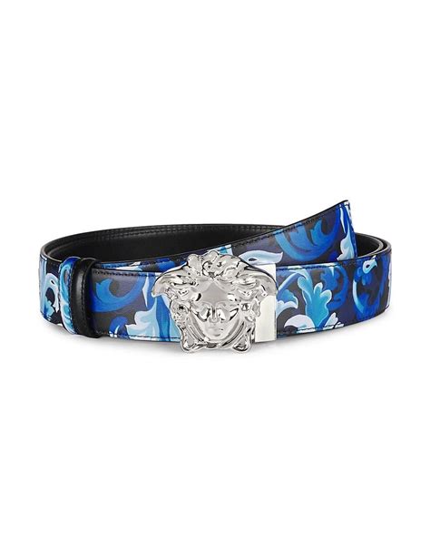 blue and gold versace belt|versace belt replacement.